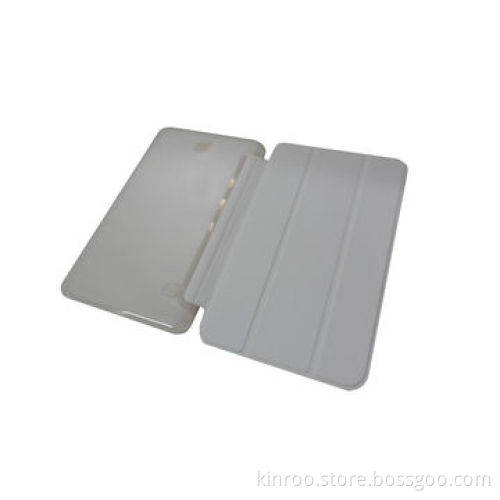 3-panel Cover for 8" Samsung Tab 4, with Transparent Shell